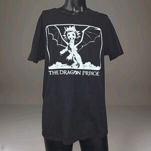The Dragon Prince / Zym Dragon Black Large‎ T-Shirt Netflix Fandom Collectors